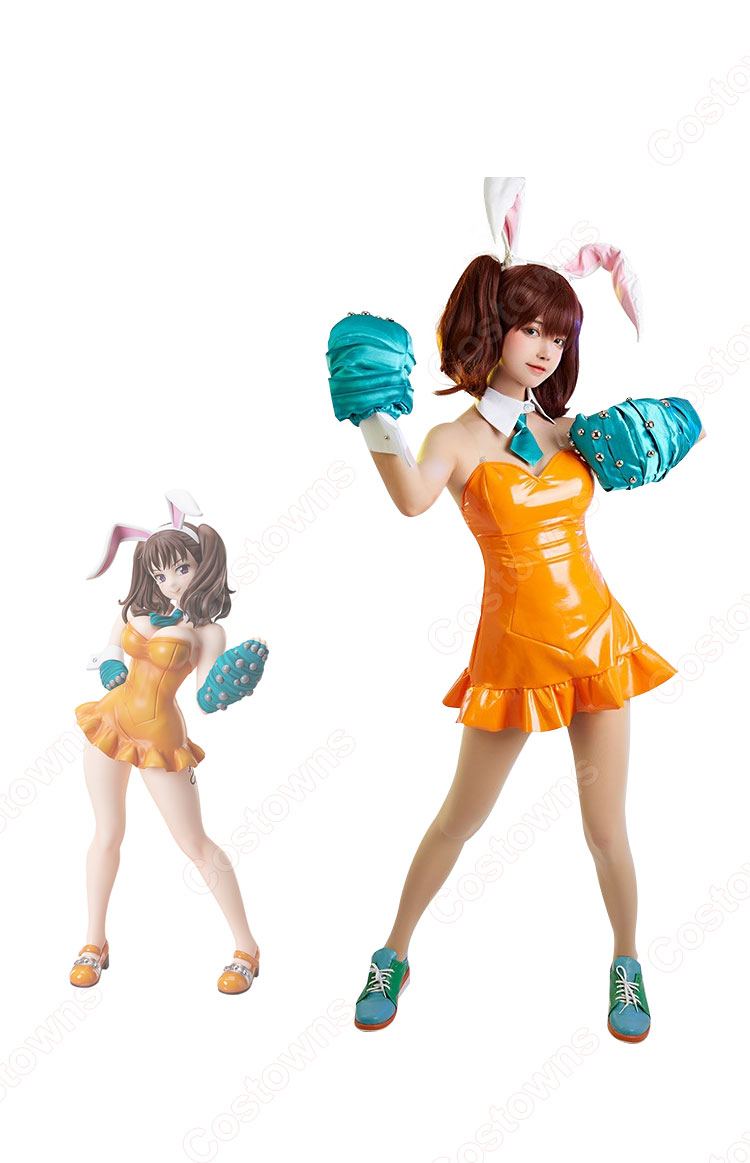 ディアンヌ　コスプレ ディアンヌ バニー コスプレ衣装 『七つの大罪 憤怒の審判』 嫉妬の罪 巨人族の少女 cosplay 仮装 変装 - Costowns