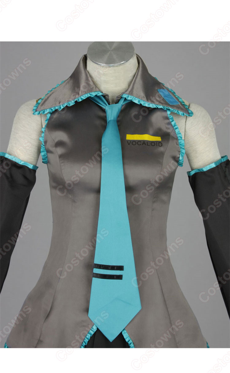 初音ミク コスプレ衣装 バーチャル・アイドル歌手 子供用 大人用 cosplay 仮装 変装-4