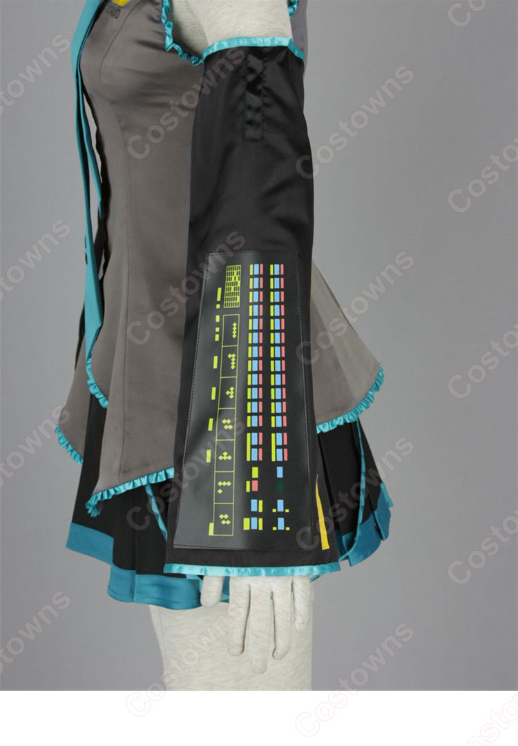 初音ミク コスプレ衣装 バーチャル・アイドル歌手 子供用 大人用 cosplay 仮装 変装-5