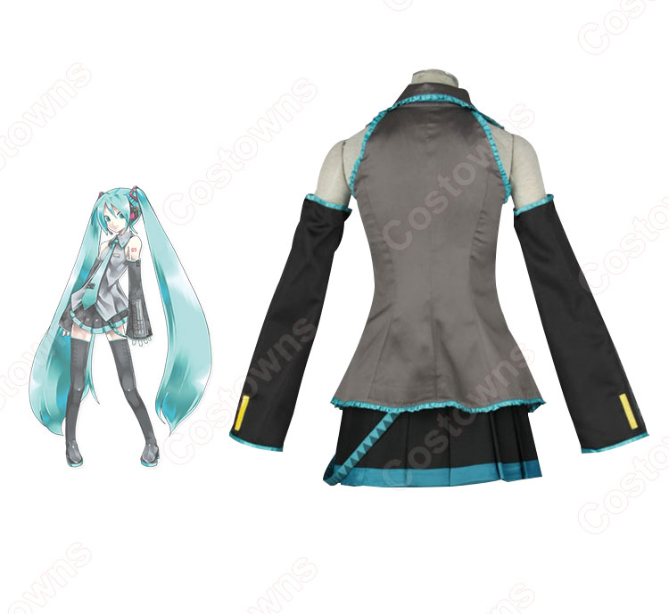 初音ミク コスプレ衣装 バーチャル・アイドル歌手 子供用 大人用 cosplay 仮装 変装-3