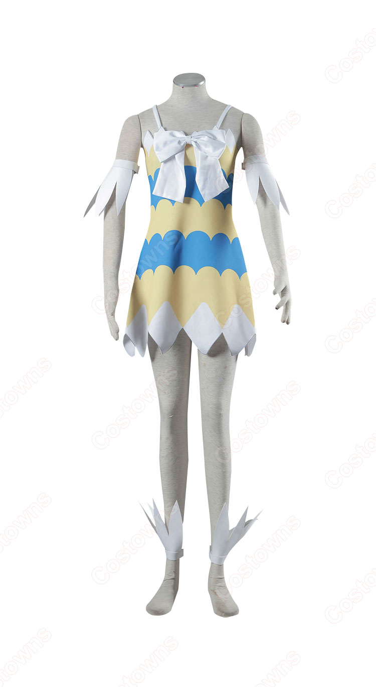 ウェンディ・マーベル コスプレ衣装 『FAIRY TAIL』 天空の巫女 子供用 大人用 cosplay 仮装 変装-1