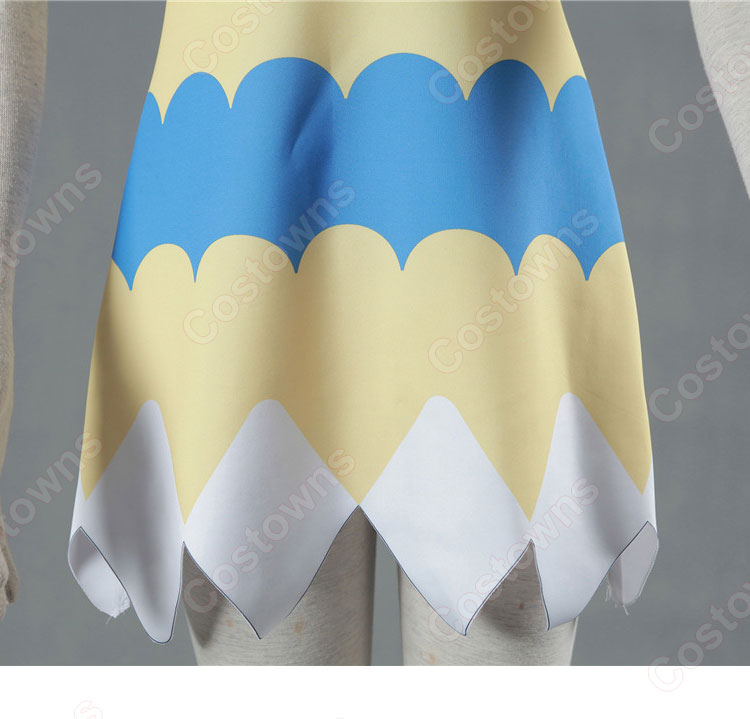 ウェンディ・マーベル コスプレ衣装 『FAIRY TAIL』 天空の巫女 子供用 大人用 cosplay 仮装 変装-6