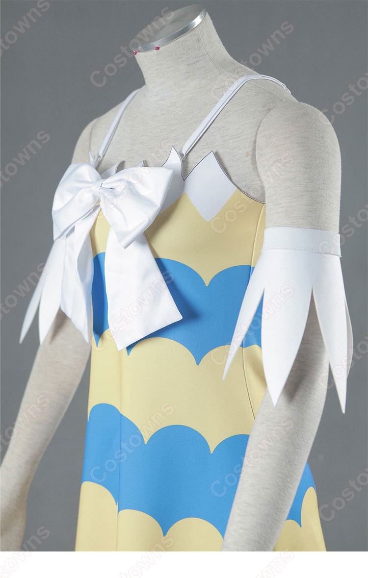 ウェンディ・マーベル コスプレ衣装 『FAIRY TAIL』 天空の巫女 子供用 大人用 cosplay 仮装 変装-5