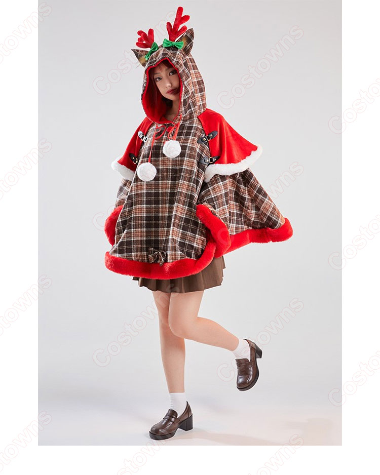 【新品】もこもこマフラートナカイ 【クリスマスコスプレ7点セット】 楽天市場】送料無料 あす楽 【7点SET】 トナカイ アニマル