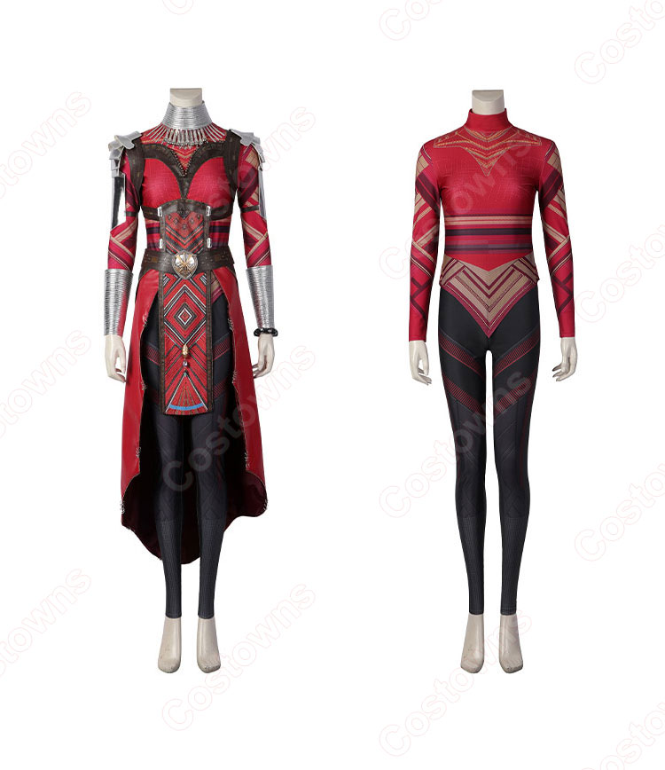 ブラックパンサー/ワカンダ・フォーエバー ナキア コスプレ衣装-4