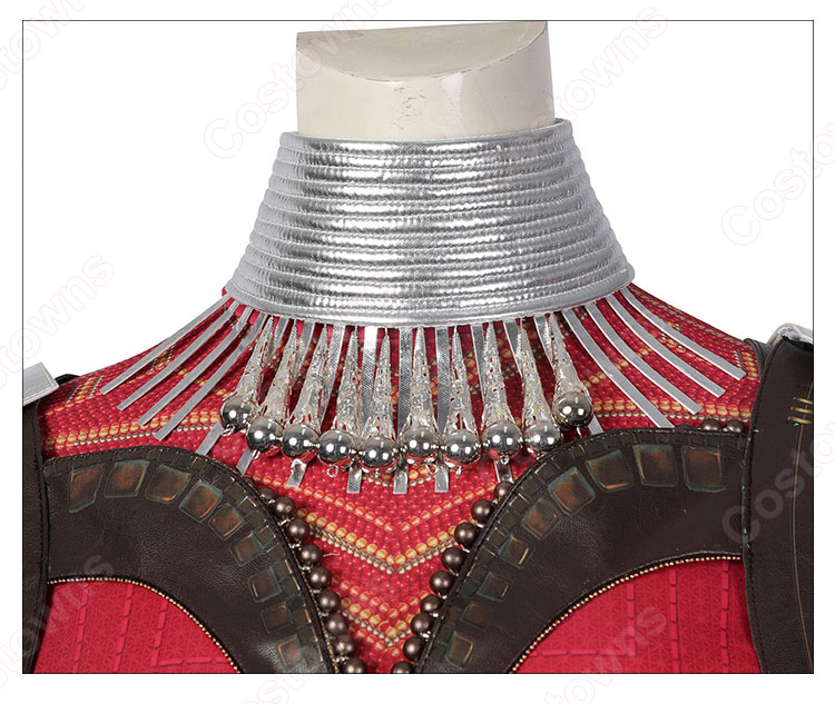 ブラックパンサー/ワカンダ・フォーエバー ナキア コスプレ衣装-7