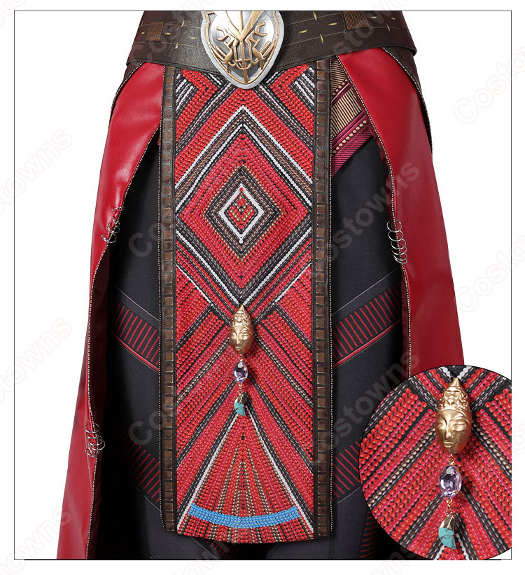 ブラックパンサー/ワカンダ・フォーエバー ナキア コスプレ衣装-10