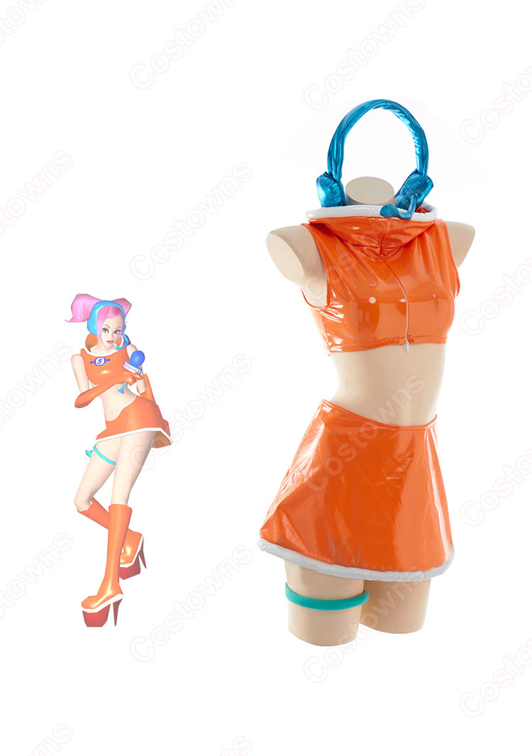 スペースチャンネル5 うらら (Ulala) コスプレ衣装-2