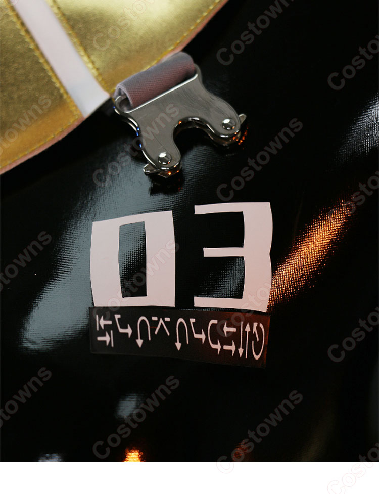 漆黒の守護者「HEMET NETHEL」 コスプレ衣装 イラストレーター neco 『FALSLANDER』 cosplay 仮装 変装-11