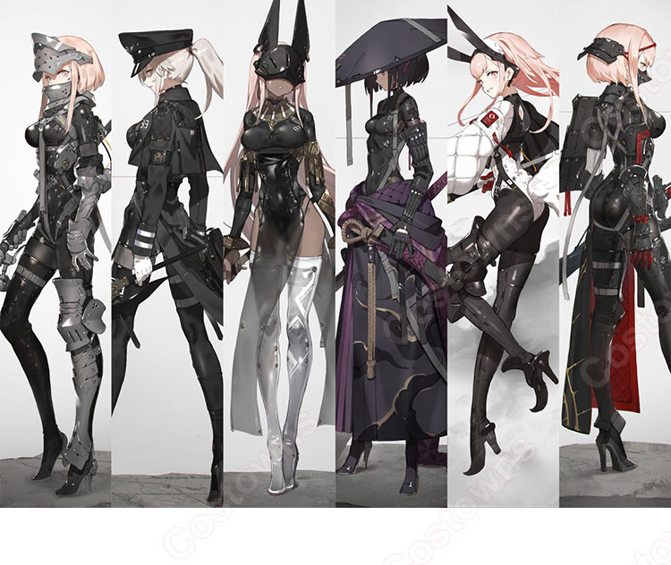 漆黒の守護者「HEMET NETHEL」 コスプレ衣装 イラストレーター neco 『FALSLANDER』 cosplay 仮装 変装-1