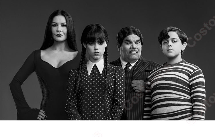 アダムス・ファミリー パグズリー・アダムス コスプレ衣装-1