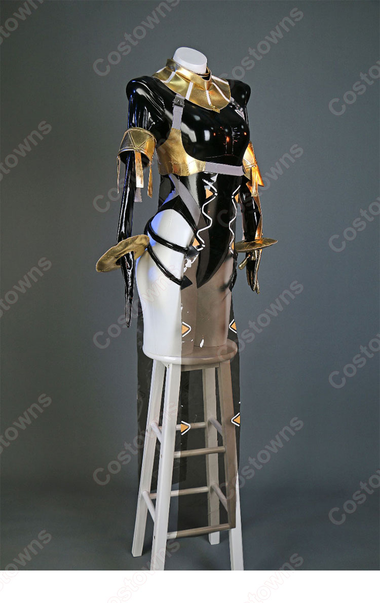 漆黒の守護者「HEMET NETHEL」 コスプレ衣装 イラストレーター neco 『FALSLANDER』 cosplay 仮装 変装-3