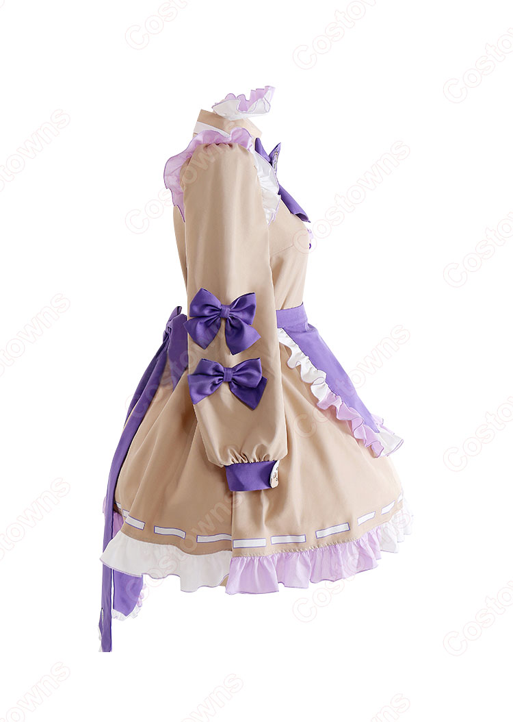 メイド服 コスプレ衣装 骸骨柄 メイド衣装 lolita かわいい