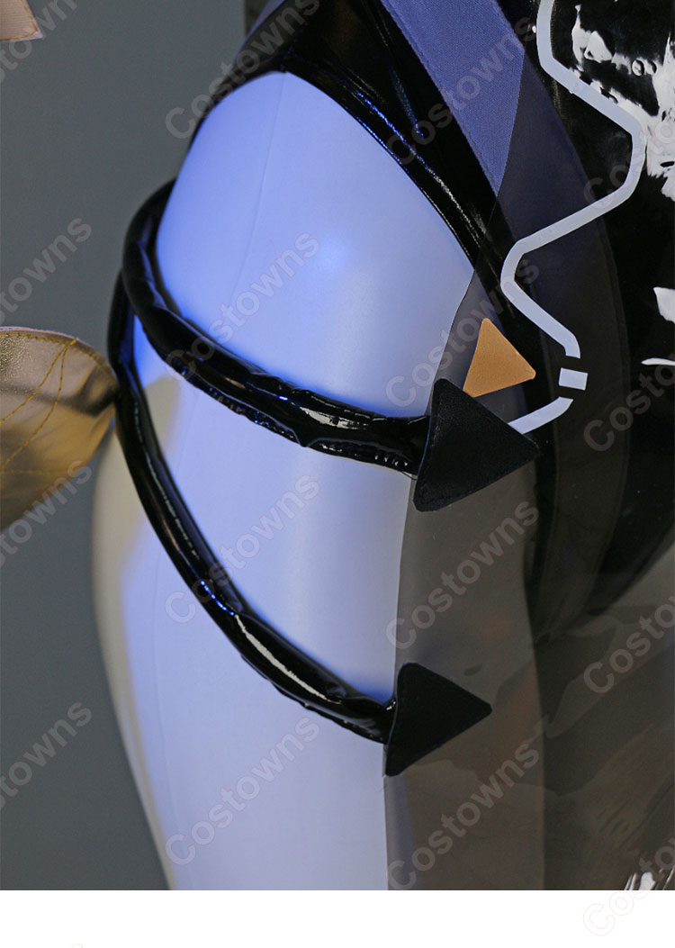 漆黒の守護者「HEMET NETHEL」 コスプレ衣装 イラストレーター neco 『FALSLANDER』 cosplay 仮装 変装-17