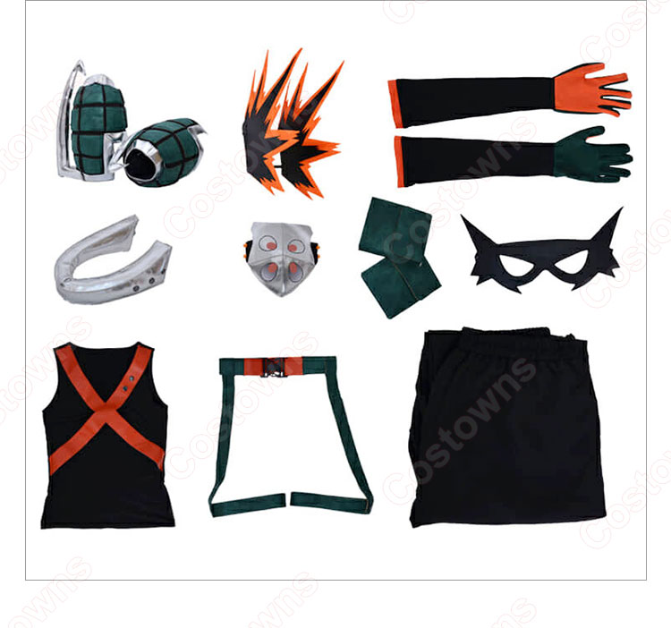 劇場版 ヒロアカ 爆豪勝己 戦闘服 コスプレ衣装 『僕のヒーロー