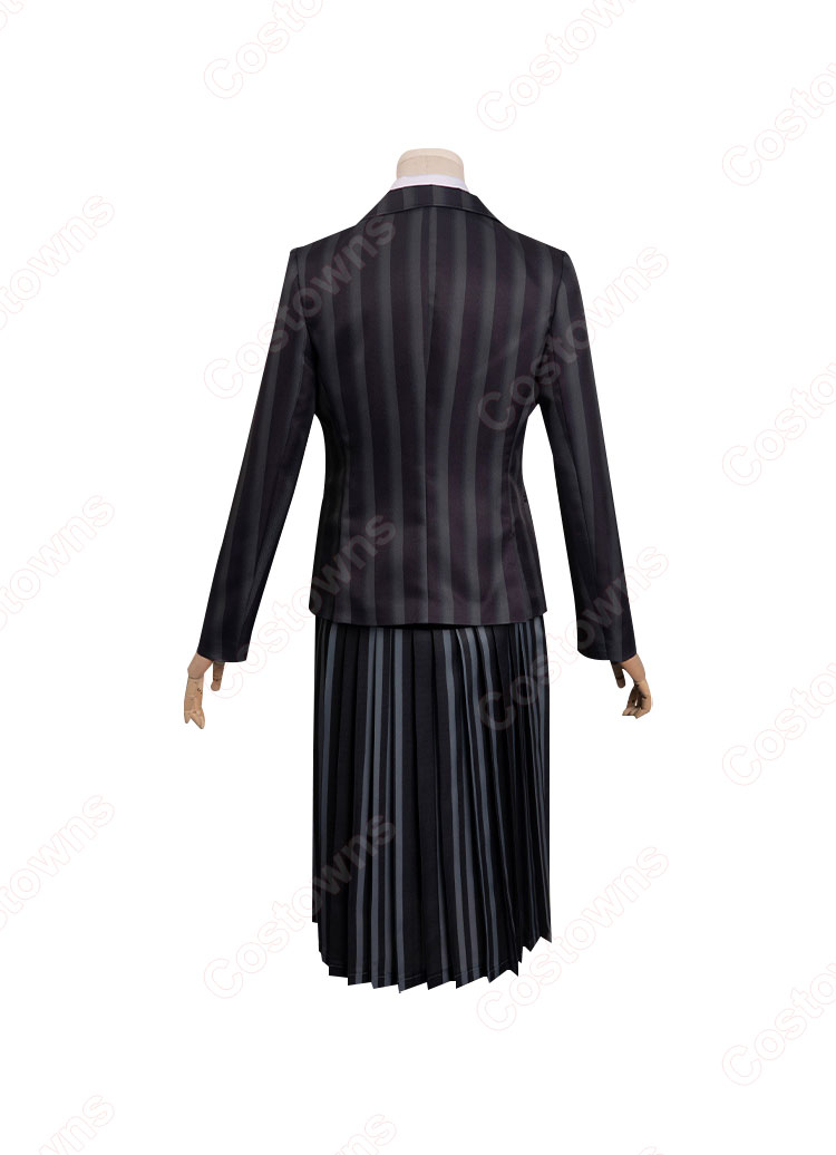 ウェンズデー・アダムス コスプレ衣装 『アダムス・ファミリー』 ネヴァーモア学園 制服 cosplay 仮装 変装-4
