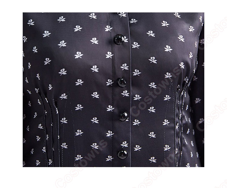 アダムス・ファミリー ウェンズデー・アダムス コスプレ衣装-9