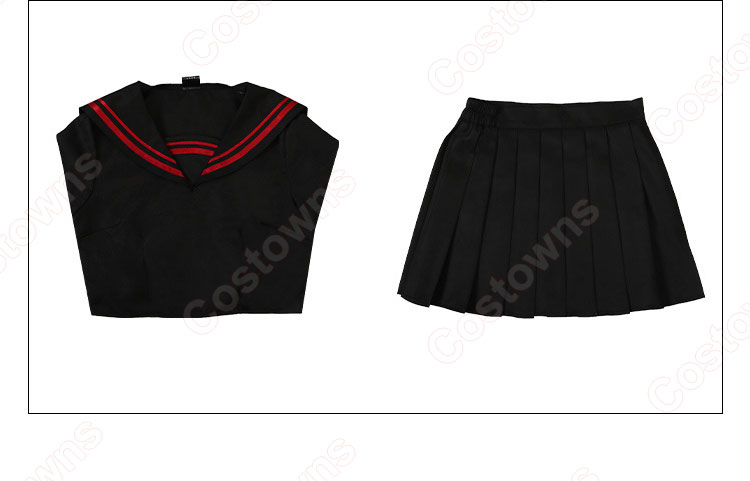 東京卍リベンジャーズ 柴柚葉 セーラー服 コスプレ衣装-8