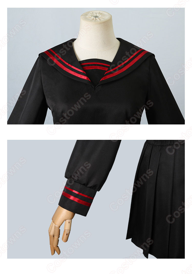 東京卍リベンジャーズ 柴柚葉 セーラー服 コスプレ衣装-4