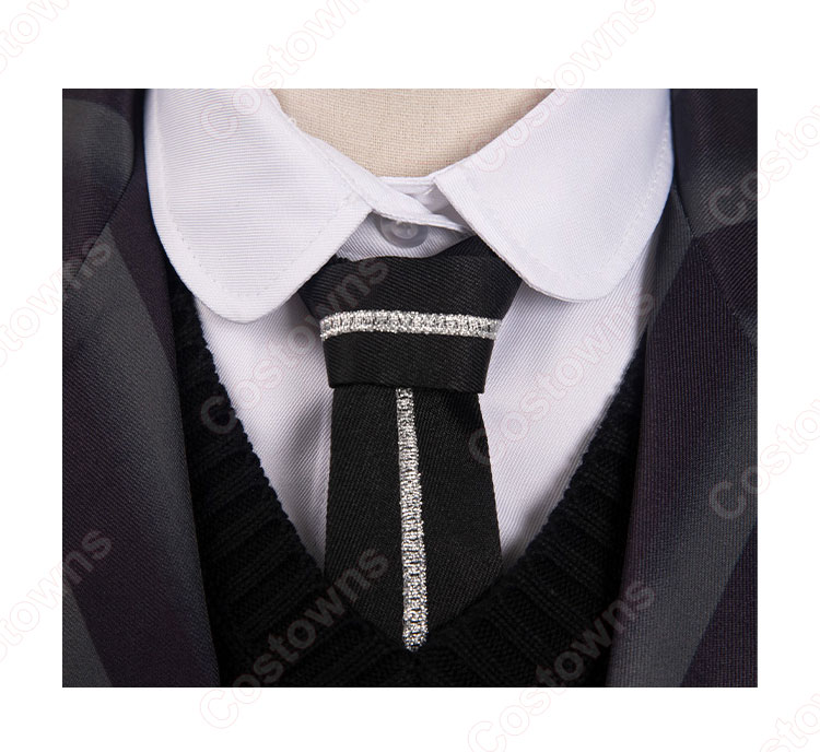 ウェンズデー・アダムス コスプレ衣装 『アダムス・ファミリー』 ネヴァーモア学園 制服 cosplay 仮装 変装-5