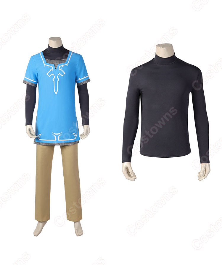 ゼルダの伝説 ティアーズ オブ ザ キングダム リンク コスプレ衣装-5