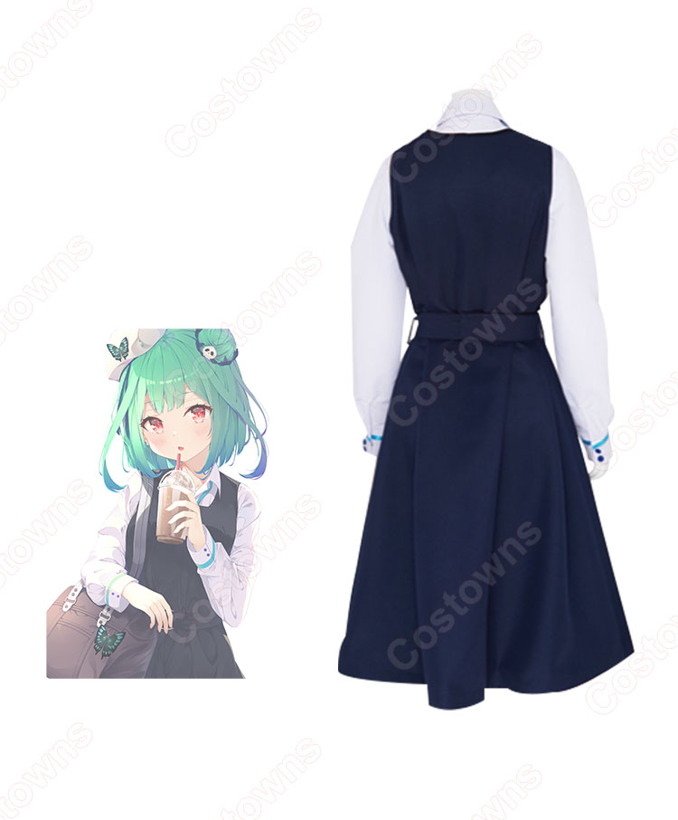 VTuber 潤羽るしあ コスプレ衣装 「hololive(ホロライブ)」 制服 学生服 cosplay 仮装 変装-4