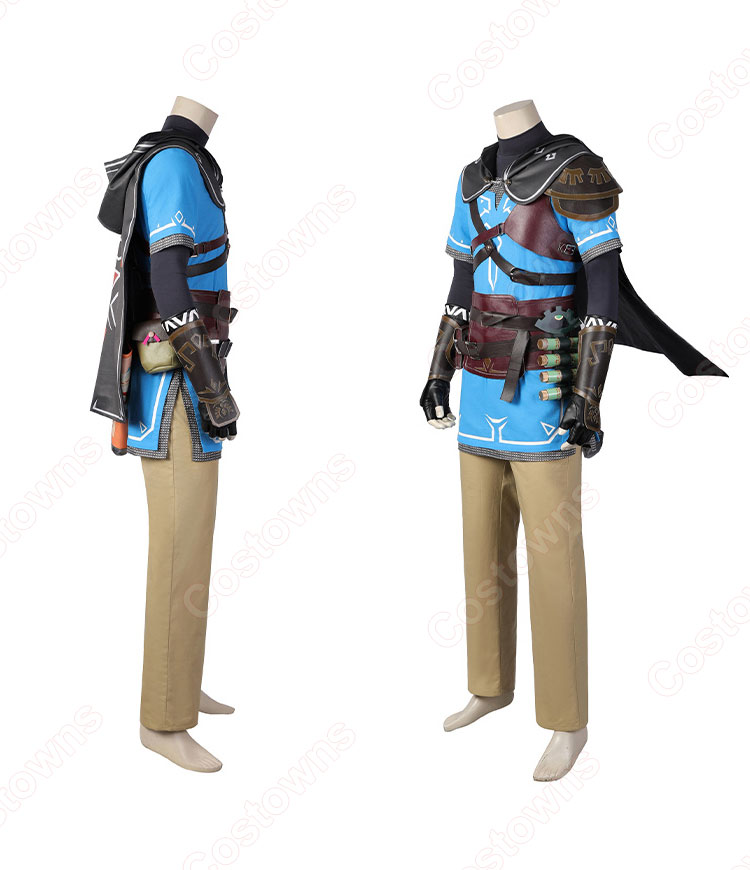 ゼルダの伝説 ティアーズ オブ ザ キングダム リンク コスプレ衣装-3