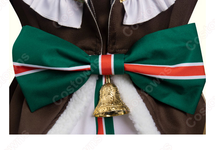 二次創作 女体化鍾離 コスプレ衣装 『原神』 クリスマス トナカイ cosplay 仮装 変装-5