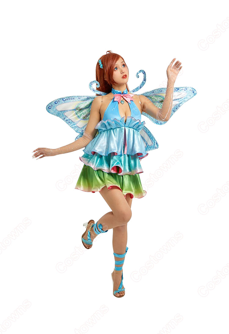 Winx Club ブルーム（Bloom） コスプレ衣装 炎龍の妖精 cosplay