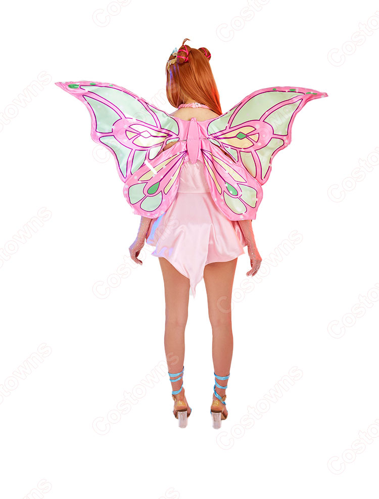 Winx Club フローラ（Flora） コスプレ衣装-4