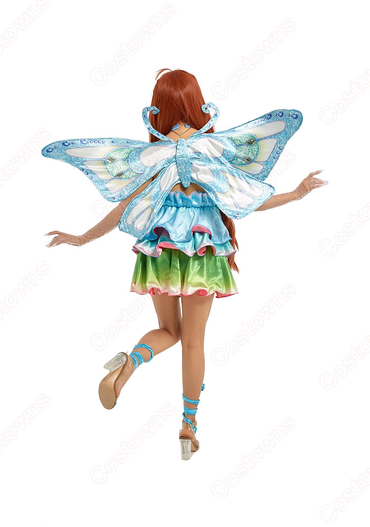 Winx Club ブルーム(Bloom) コスプレ衣装 炎龍の妖精 cosplay 仮装 変装-4