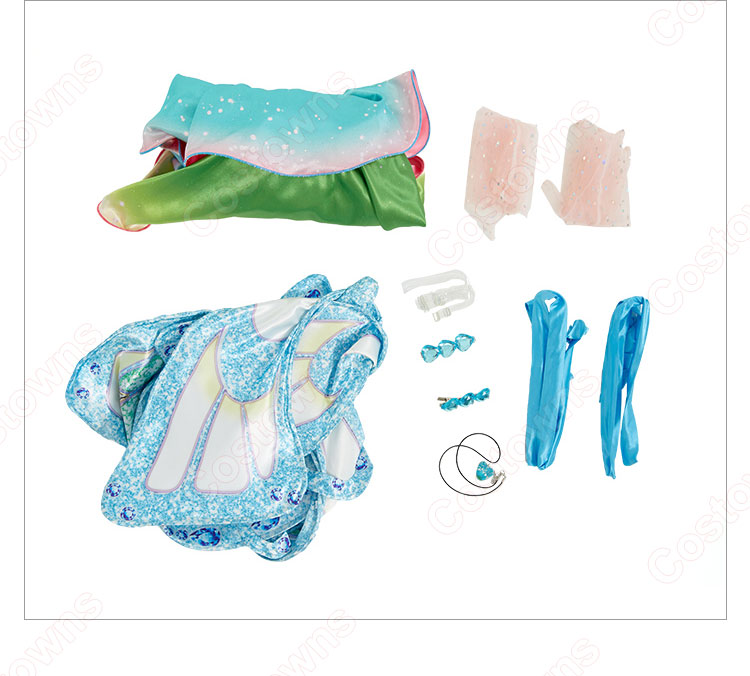 Winx Club ブルーム(Bloom) コスプレ衣装 炎龍の妖精 cosplay 仮装 変装-8