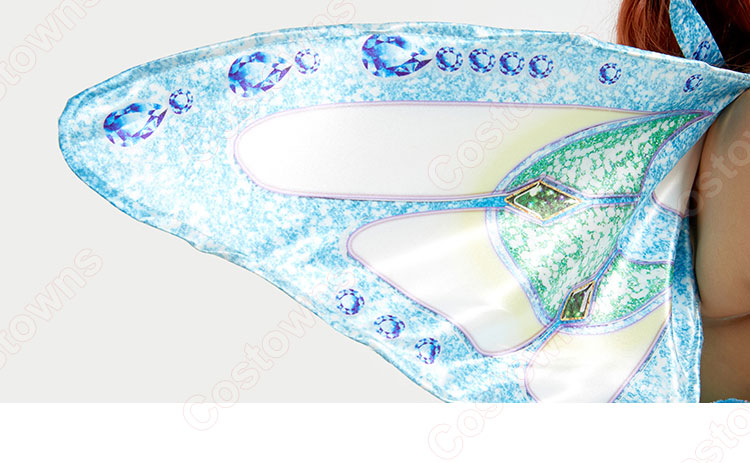 Winx Club ブルーム(Bloom) コスプレ衣装 炎龍の妖精 cosplay 仮装 変装-7