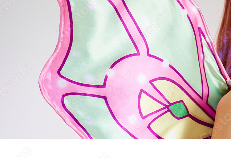 Winx Club フローラ（Flora） コスプレ衣装-6