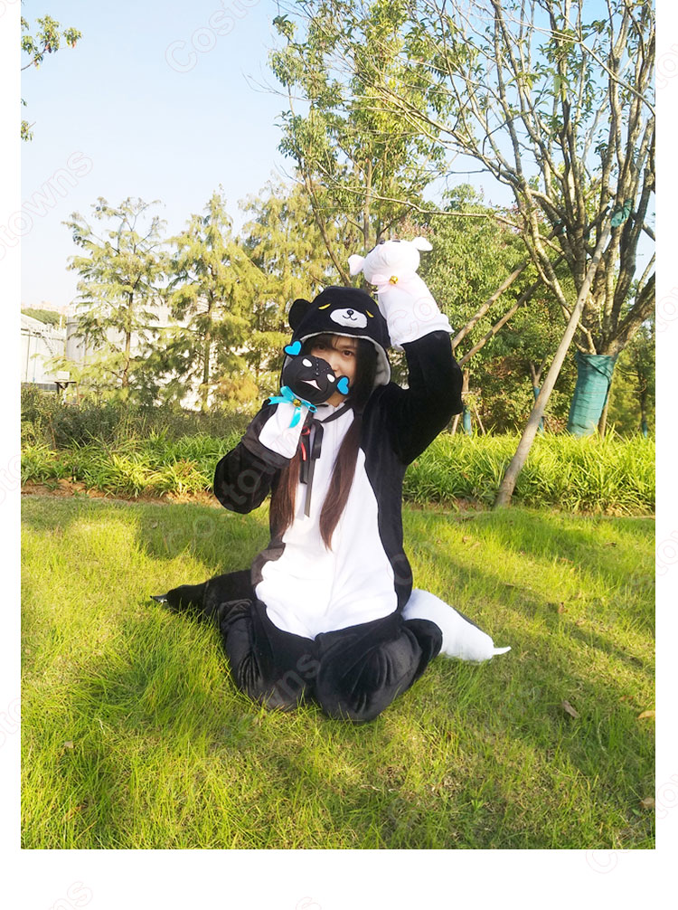くま クマ 熊 ベアー ユナ コスプレ衣装(着ぐるみ+パペット+クマ靴)-3