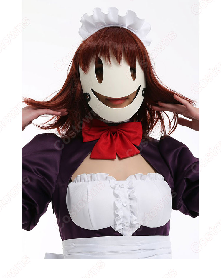 天空侵犯 メイド仮面 メイド服 コスプレ衣装-5