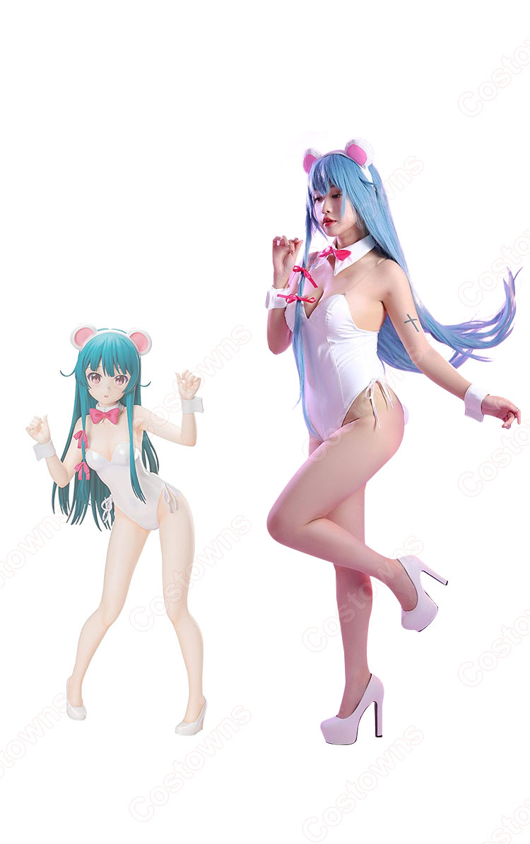 くま クマ 熊 ベアー ユナ 白クマスーツ コスプレ衣装-1