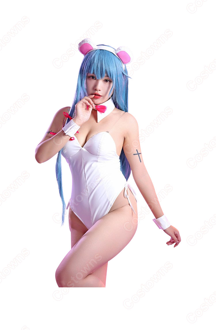 くま クマ 熊 ベアー ユナ 白クマスーツ コスプレ衣装-2