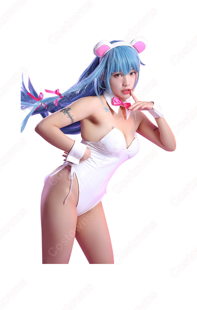 くま クマ 熊 ベアー ユナ 白クマスーツ コスプレ衣装-3