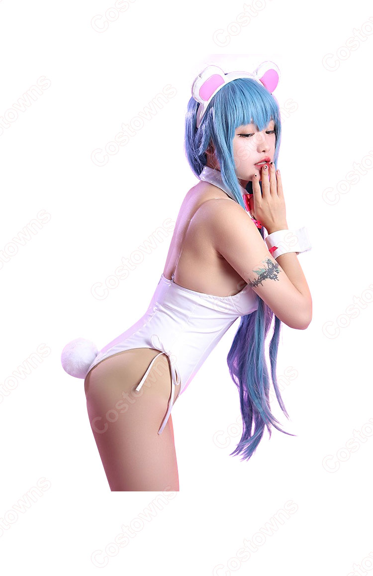 くま クマ 熊 ベアー ユナ 白クマスーツ コスプレ衣装-4