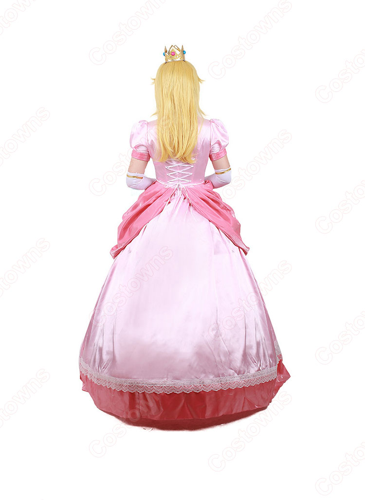 ピーチ姫 コスプレ衣装 『マリオシリーズ』 ピーチ cosplay 仮装 変装-4