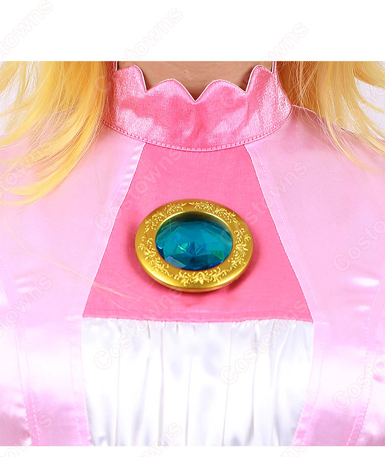ピーチ姫 コスプレ衣装 『マリオシリーズ』 ピーチ cosplay 仮装 変装-5