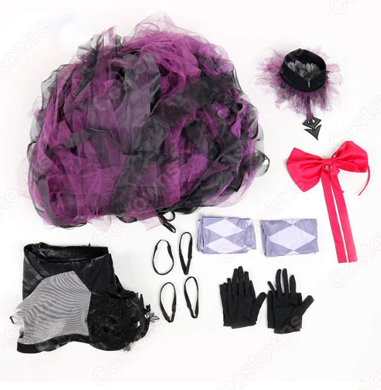 暁美ほむら コスプレ衣装 『マギアレコード 魔法少女まどか☆マギカ外伝』 『マギア☆レポート』 悪魔ほむらちゃん cosplay 仮装 変装-11