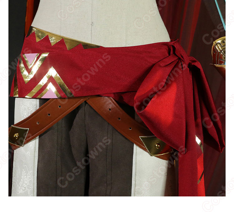 エルマイト旅団·ゲイルハンター コスプレ衣装 『原神』 岩の魔蜥を操りし戦士 cosplay 仮装 変装-12