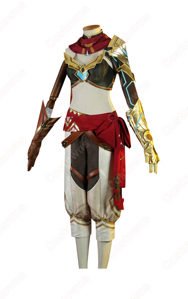 エルマイト旅団·ゲイルハンター コスプレ衣装 『原神』 岩の魔蜥を操りし戦士 cosplay 仮装 変装-3