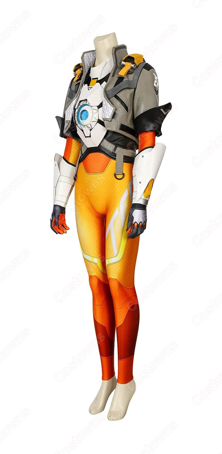OW2 トレーサー コスプレ衣装 『オーバーウォッチ2』 元・オーバーウォッチ 冒険家 レナ・オクストン cosplay 仮装 変装-3