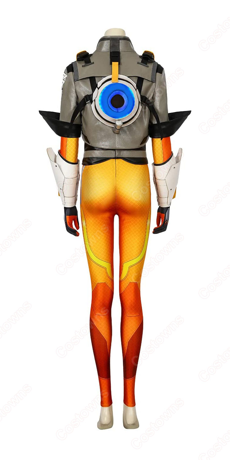 OW2 トレーサー コスプレ衣装 『オーバーウォッチ2』 元・オーバーウォッチ 冒険家 レナ・オクストン cosplay 仮装 変装-6