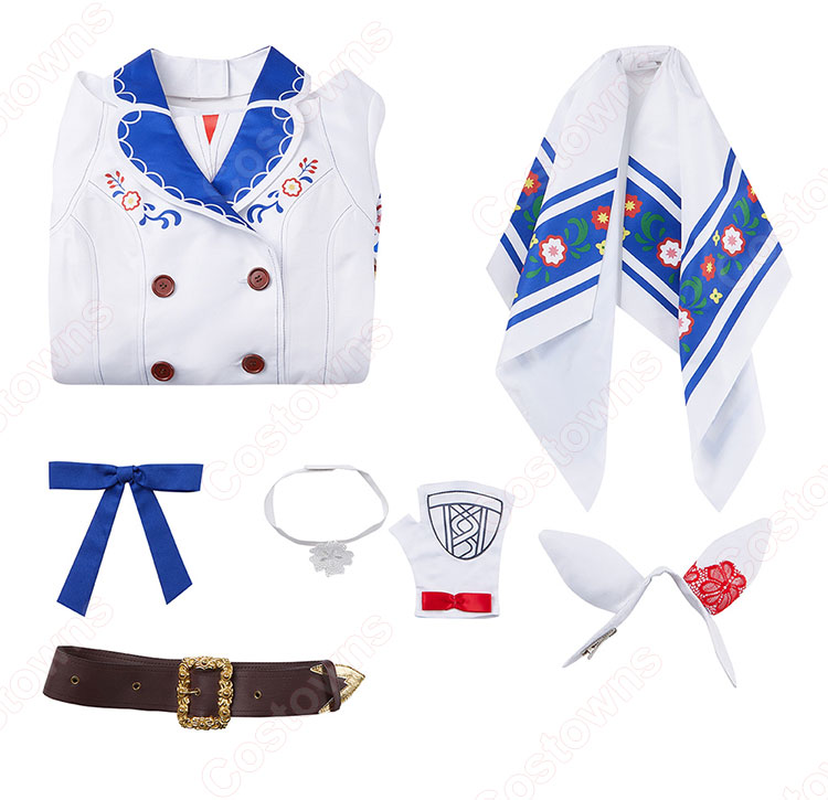 ウマ娘 ユキノビジン 勝負服 コスプレ衣装 『ウマ娘 プリティーダービー』 cosplay 仮装 変装-12