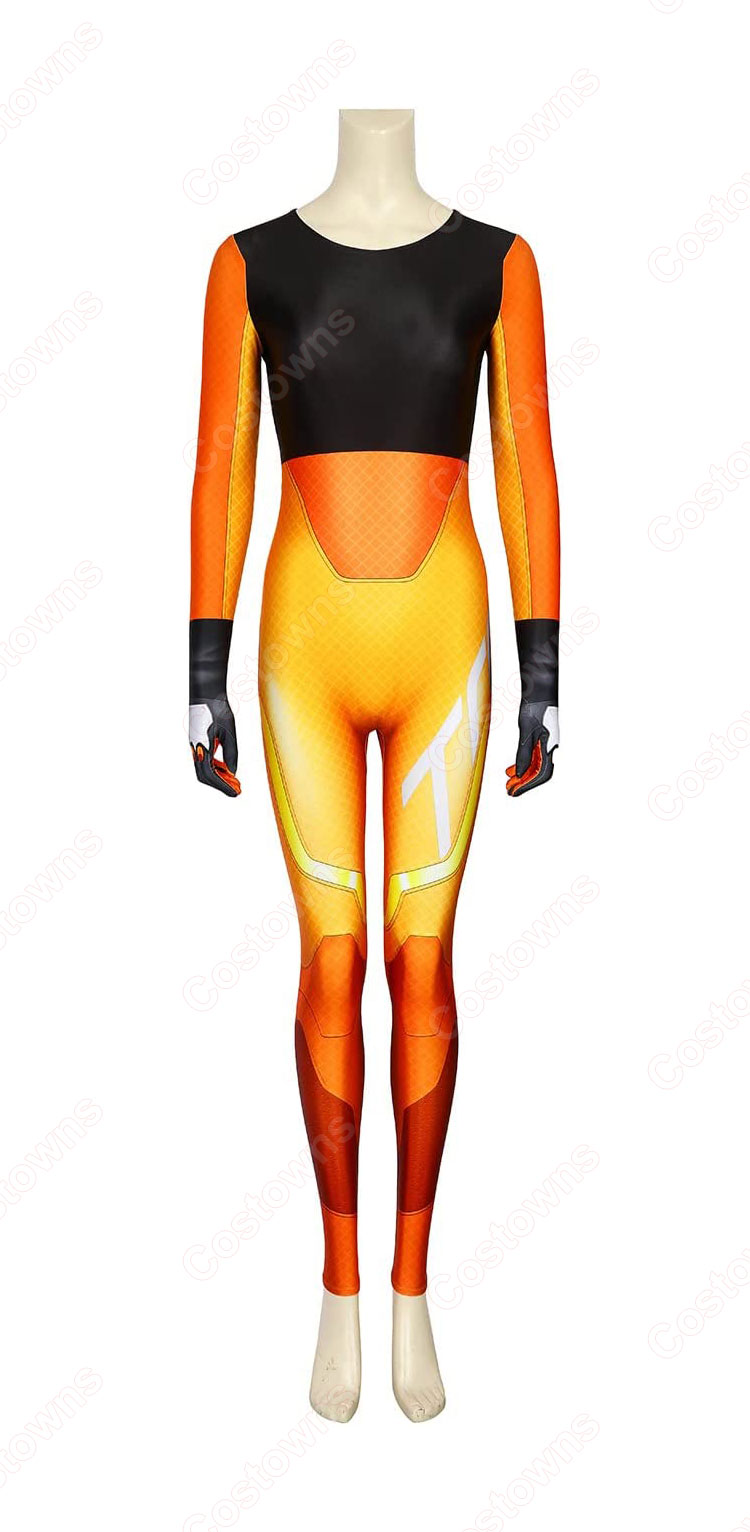 OW2 トレーサー コスプレ衣装 『オーバーウォッチ2』 元・オーバーウォッチ 冒険家 レナ・オクストン cosplay 仮装 変装-7