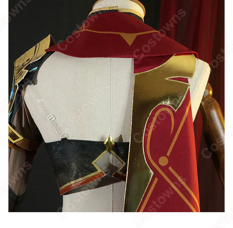 エルマイト旅団·ゲイルハンター コスプレ衣装 『原神』 岩の魔蜥を操りし戦士 cosplay 仮装 変装-7